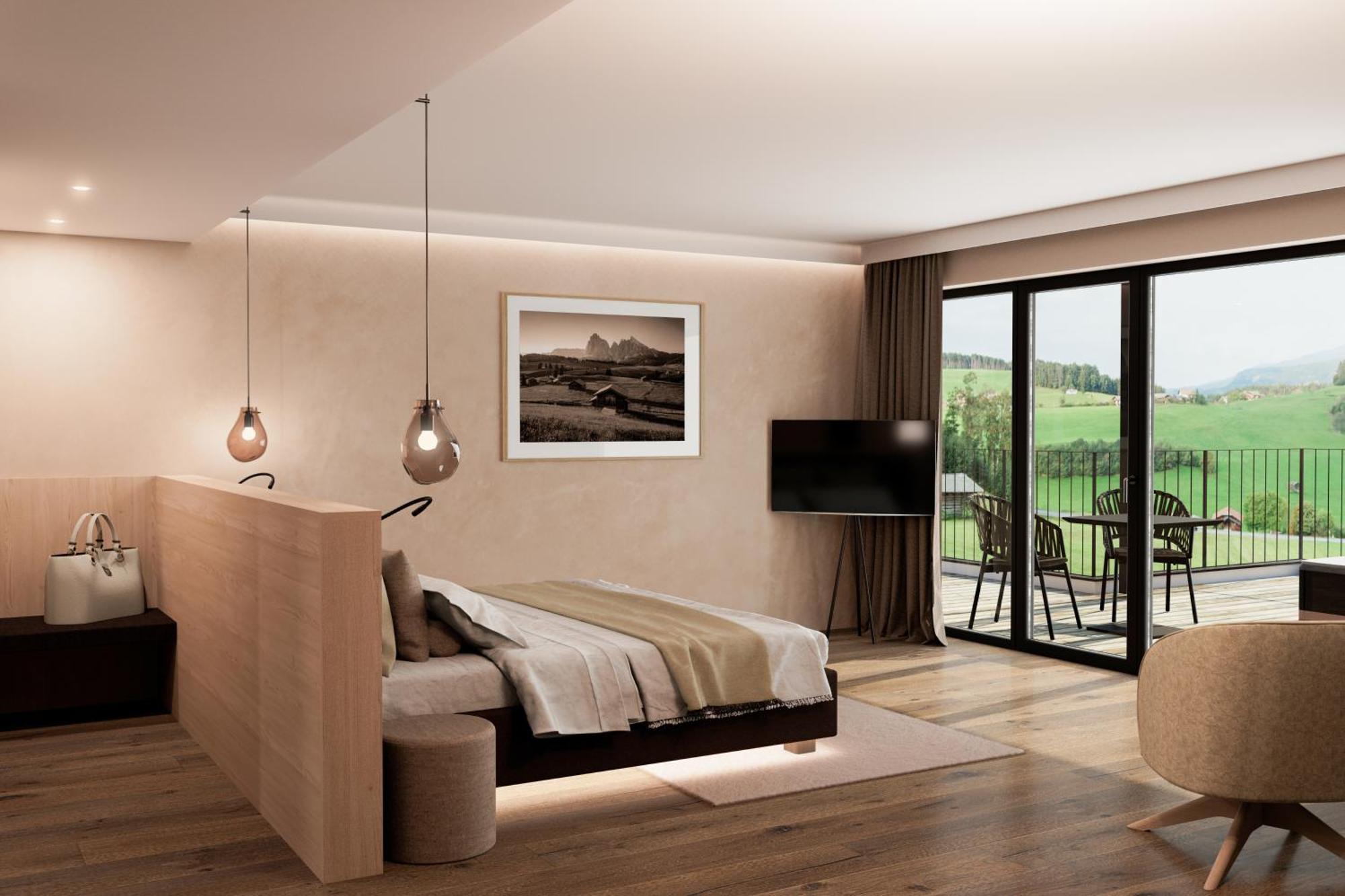 Hotel Alpenflora Castelrotto Pokój zdjęcie