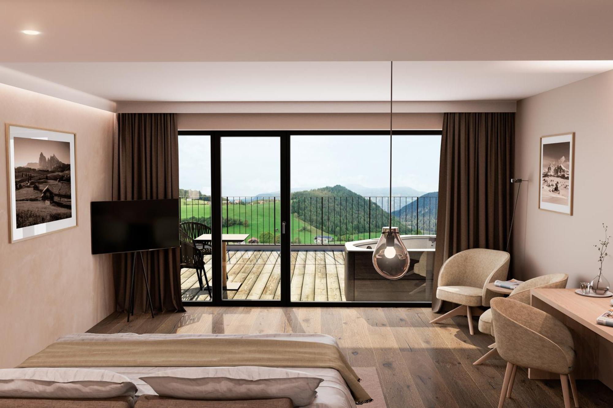 Hotel Alpenflora Castelrotto Pokój zdjęcie