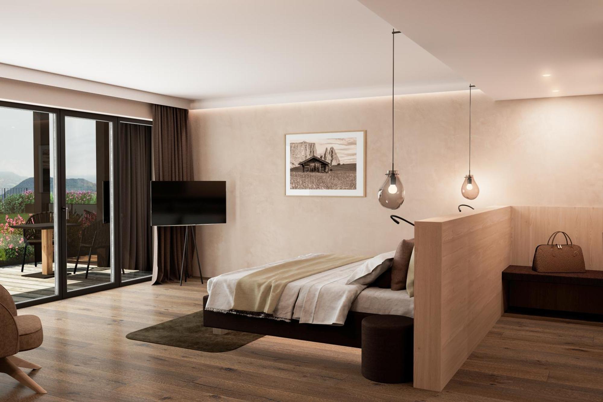 Hotel Alpenflora Castelrotto Pokój zdjęcie