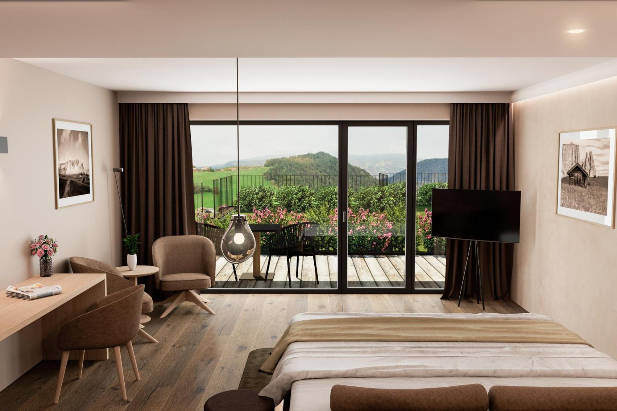 Hotel Alpenflora Castelrotto Pokój zdjęcie